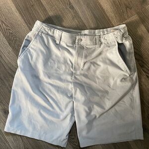Under Armour youth Gray Flat Front Shorts